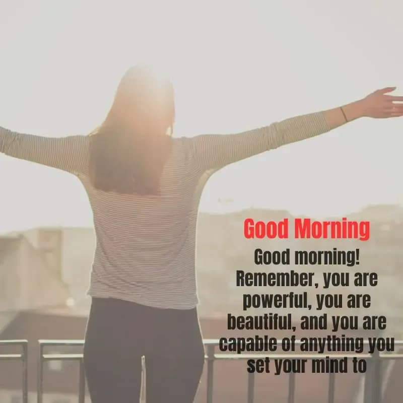 powerful girl morning captions 2025 unique