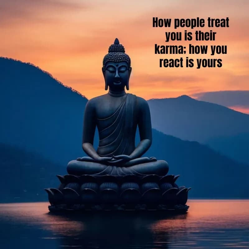 treat best karma quotes 2025 status line