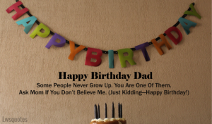 Funny Birthday Wishes For Dad