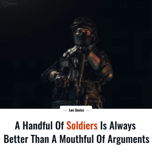 Best Soldiers Quotes