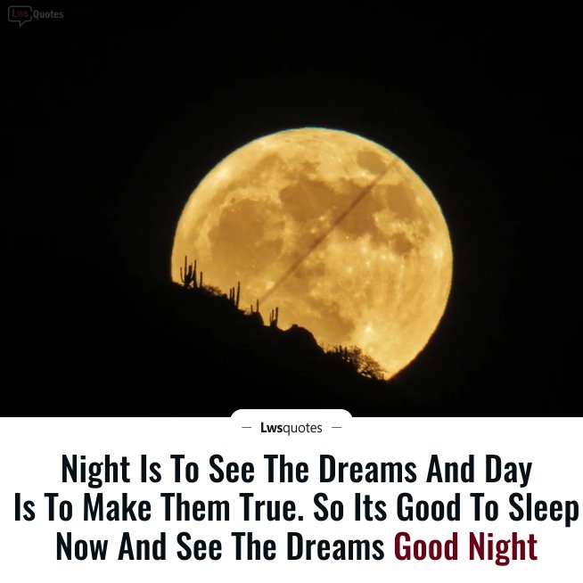 Inspirational Best Good Night Quotes
