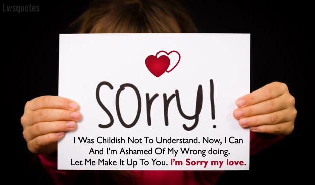 Sorry Quotes For Boy Friend