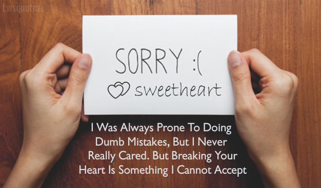 Sorry Quotes For GirlFriend