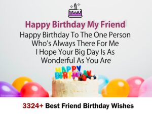 324+ Best Friend Birthday Wishes 2021