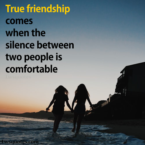 One Line True Friendship Quotes