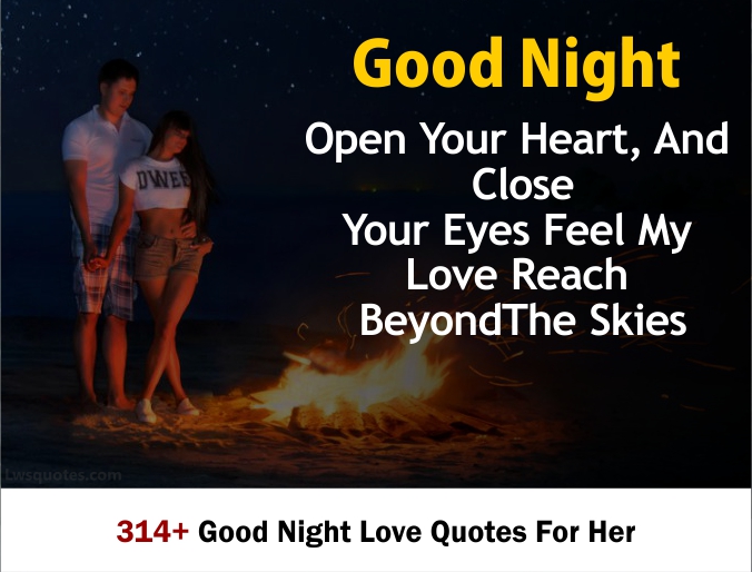 Good night quotes for her