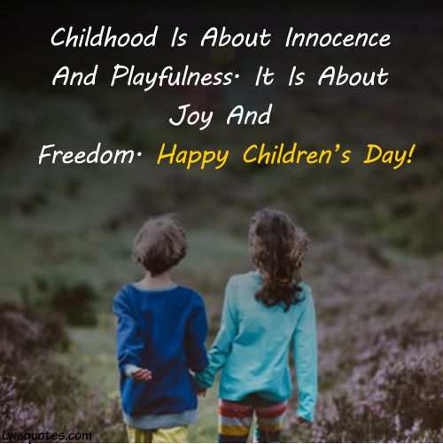 One Line Childrens Day Quotes 2020