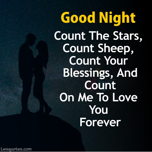 One Line Good Night Love Quotes For Her 2020