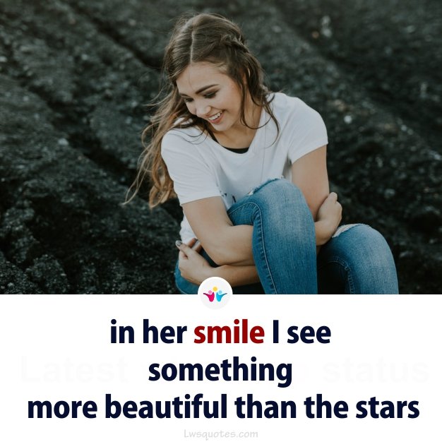 her smile caption