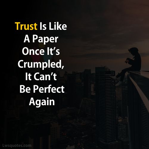 Broken Trust Quotes For Fb