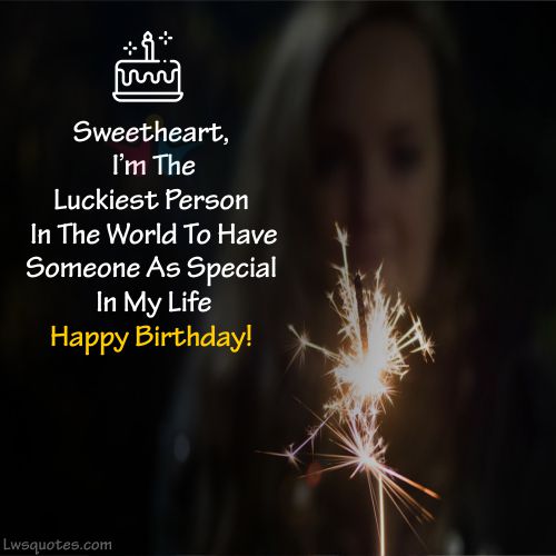 Luckiest Person birthday wishes