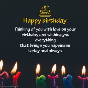 Thinking of you birthday wishes - Lwsquotes