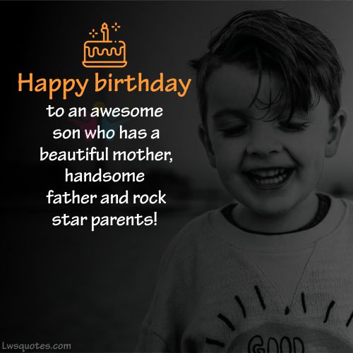 awesome son Birthday wishes