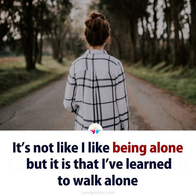 being alone quotes caption