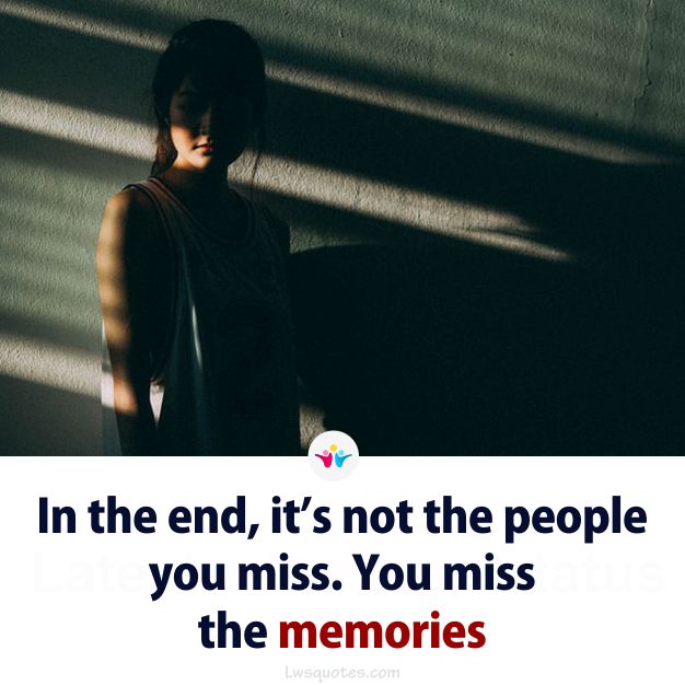 memories sad quotes caption