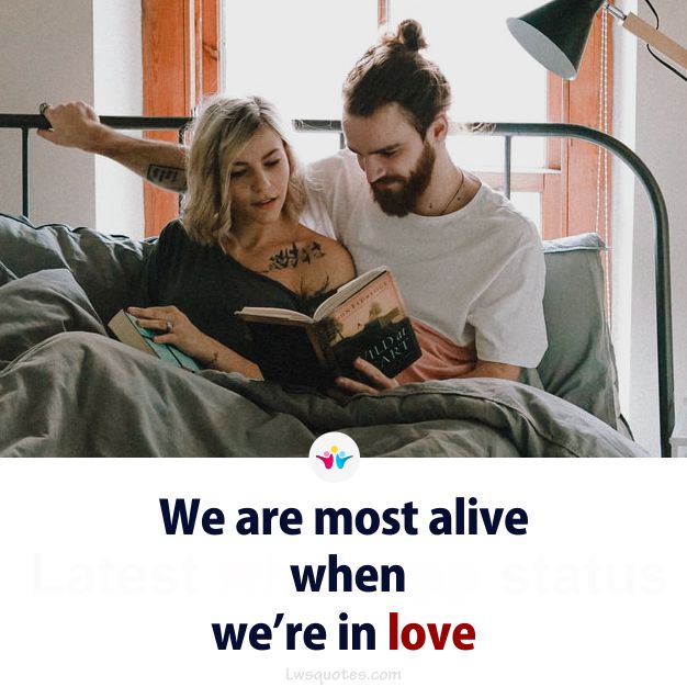 most alive love quotes caption