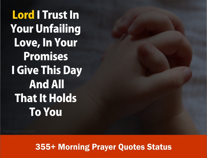355+ Morning Prayer Quotes Status