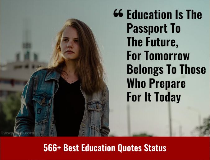 566+ Best Education Quotes Status
