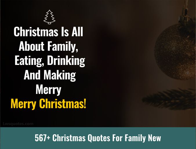 567+ Christmas Quotes For Family New