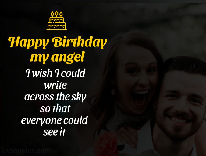 angel best birthday wishes for girlfriend