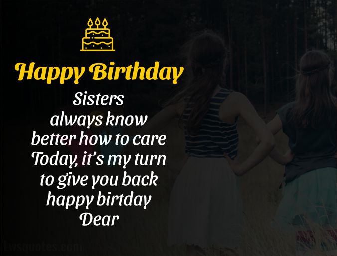 care best birthday wishes for sister
