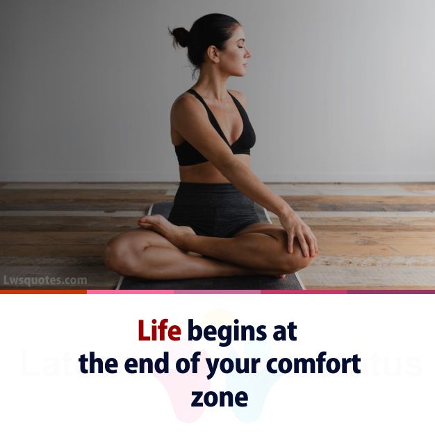 comfort zone Fitness quotes