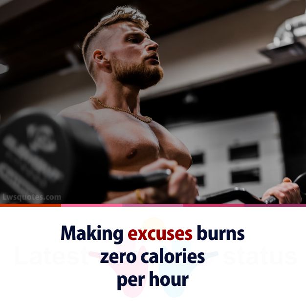 excuses Fitness quotes