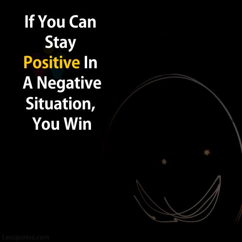fb Be Positive Quotes