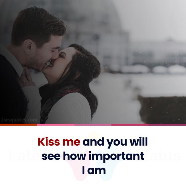 important romantic kiss quotes