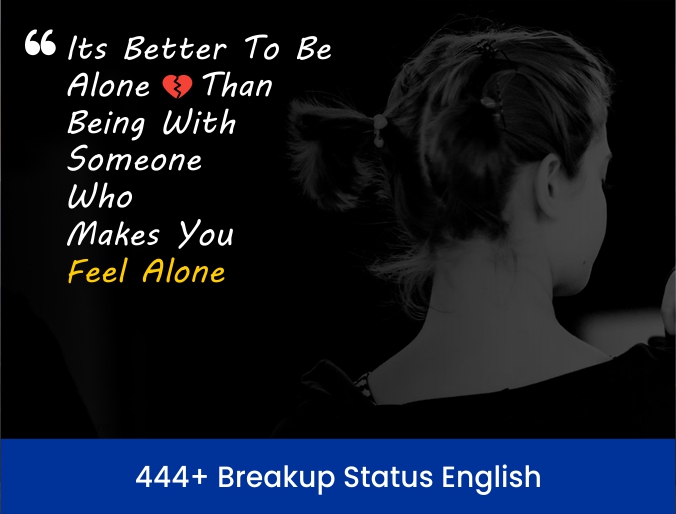 444+ Breakup Status English