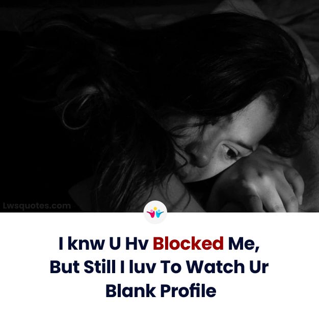 blocked sad quotes status