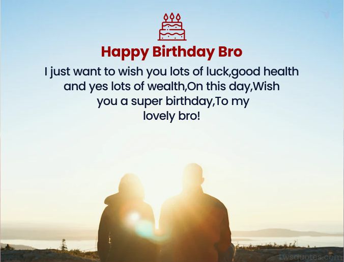 health birthday wishes for brother