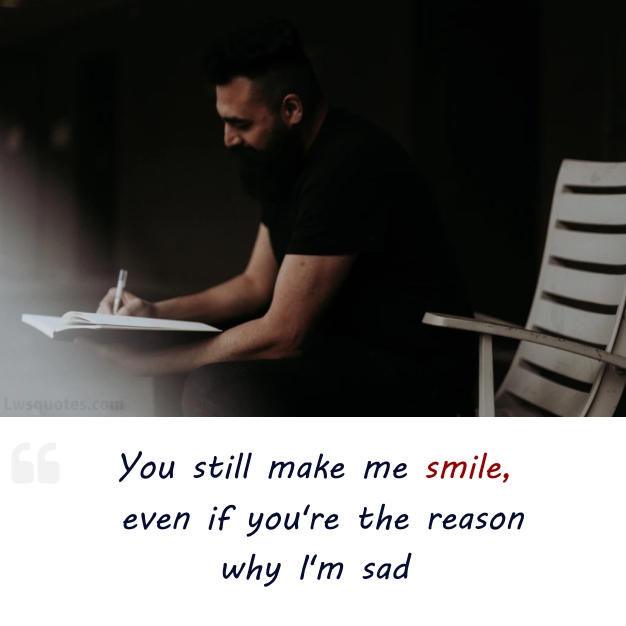 smile sad unique quotes