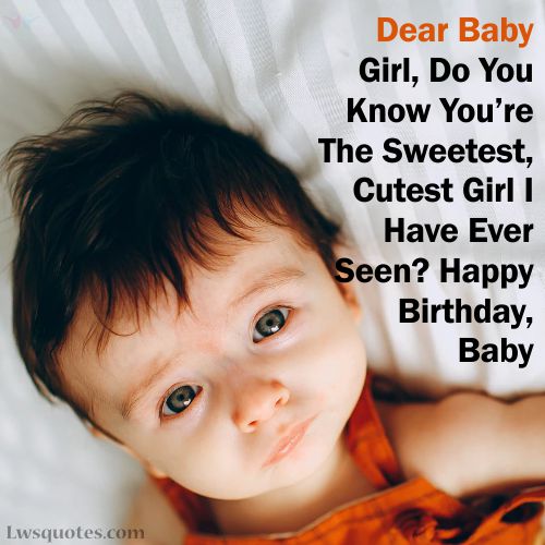Best Birthday Wishes For Baby Girl 2021