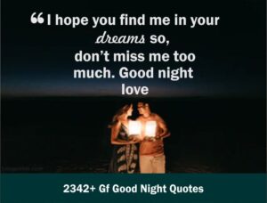 2342+ Gf Good Night Quotes 2021