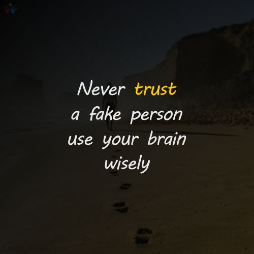 trust Fake Family Quotes