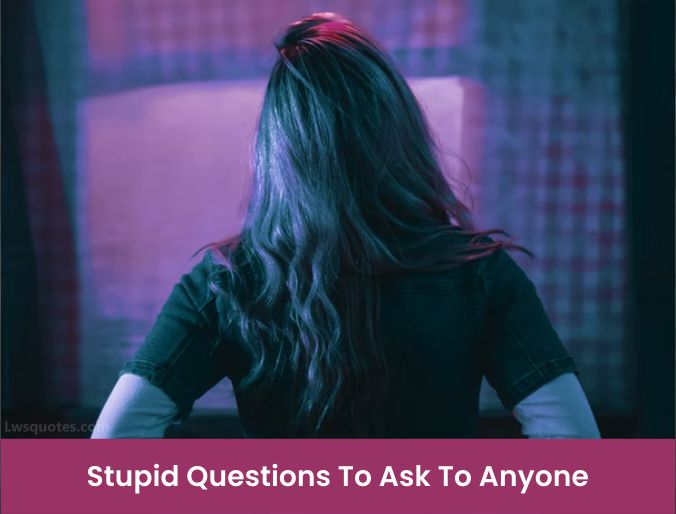 2122+ Stupid Questions To Ask To Anyone 2022
