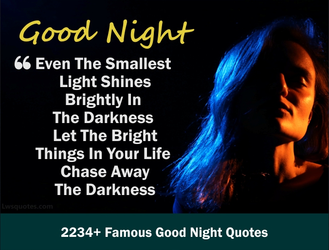 2234+ Famous Good Night Quotes 2022