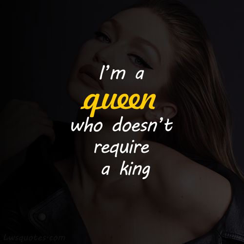 queen Attitude Quotes For Girls