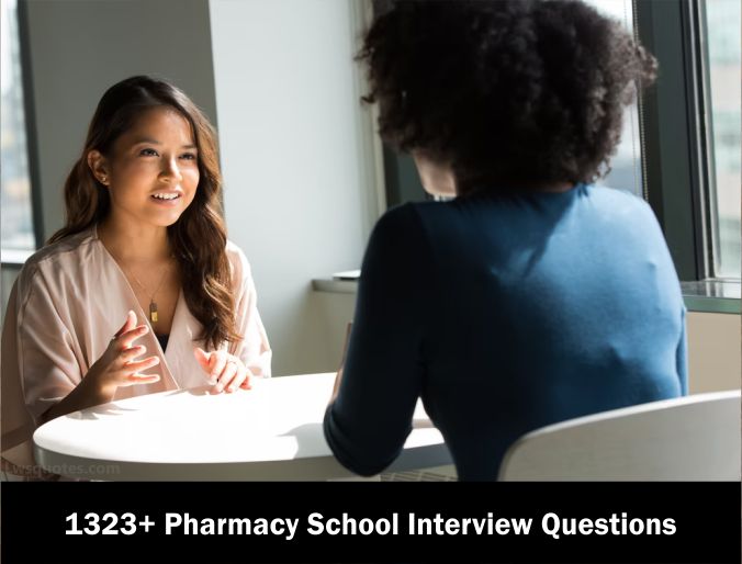 1323+ latest Pharmacy School Interview Questions 2023