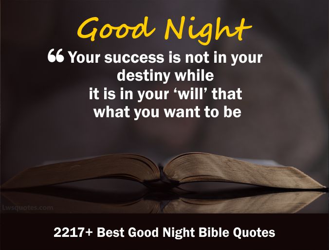 2217+ Best Good Night Bible Quotes 2021