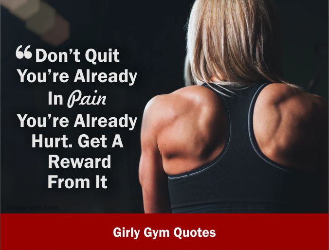 2234 Girly Gym Quotes 2023 
