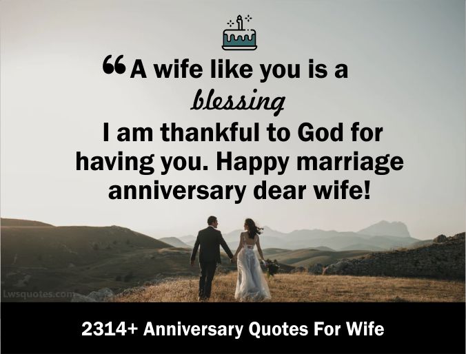 2314+ Anniversary Quotes For Wife 2021
