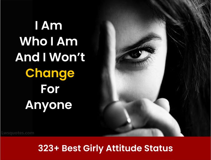 323+ Girly Attitude Status 2023-2024