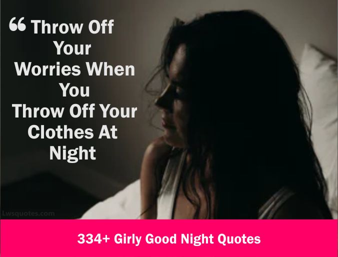 334+ Girly Good Night Quotes 2021