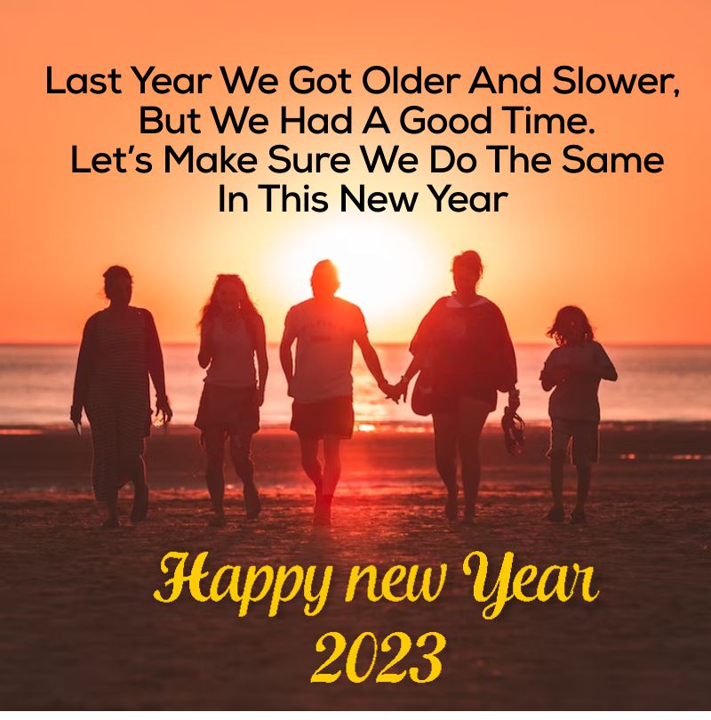 Older Eng Happy New Year Wishes for friends 2023