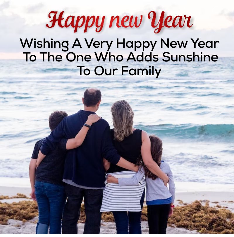 Sunshine Eng Happy New Year Wishes for family 2023