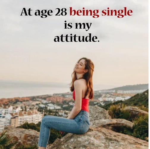 being single is my attitude quotes