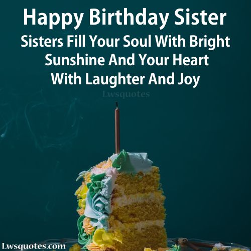 heart touching birthday wishes for sister 2023-2024