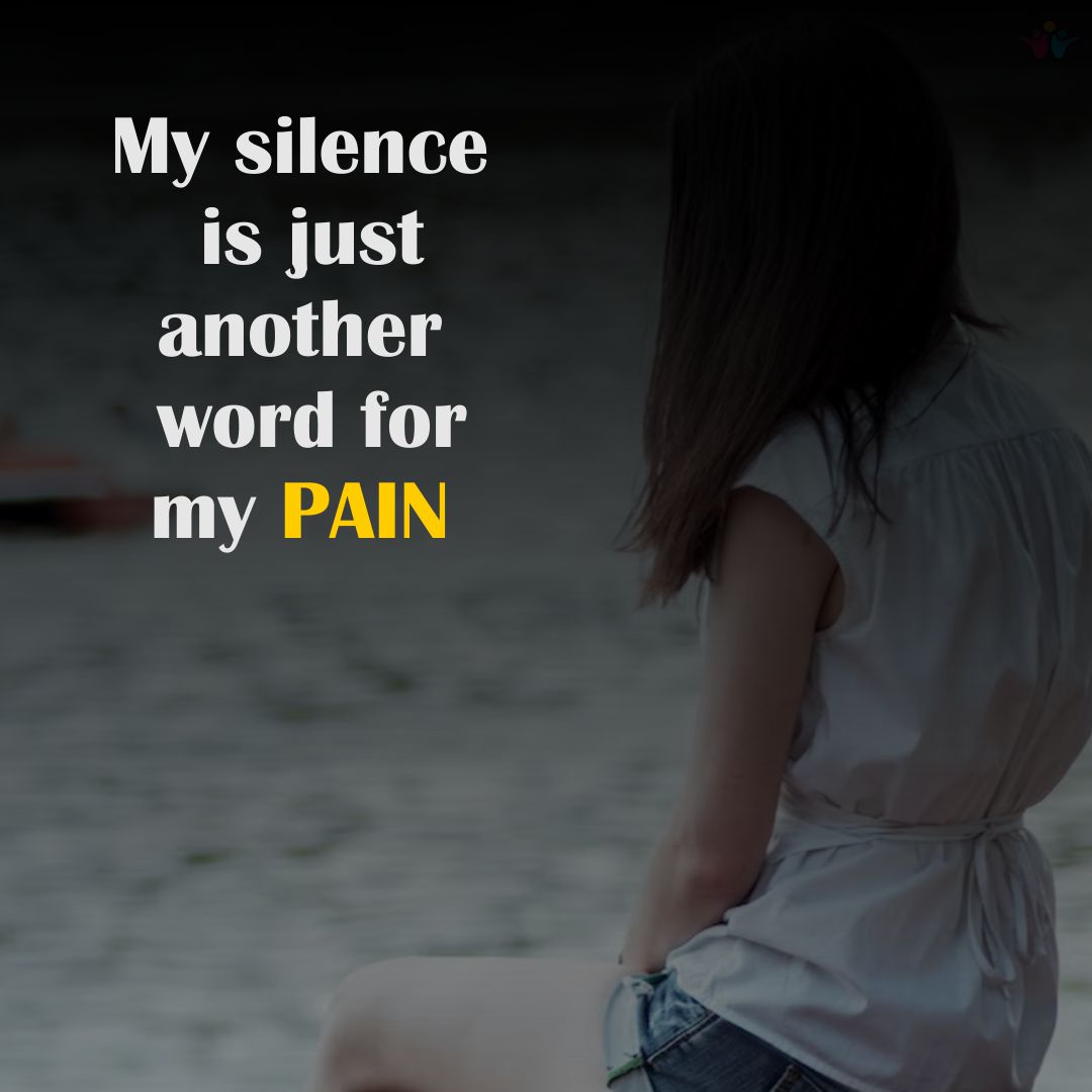 silence is just another word sad Daily Unique Captions 2023